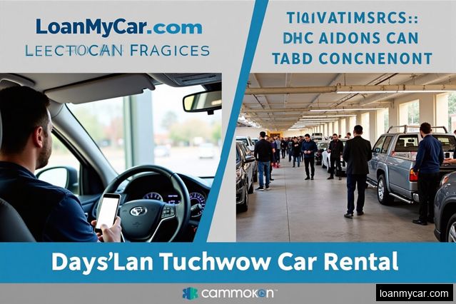 Comparing LoanMyCar.com to Traditional Car Rental Services: Cost and Convenience